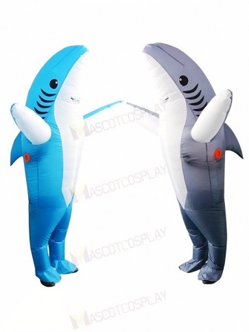 Shark Inflatable Halloween Xmas Blow Up Costumes for Adults
