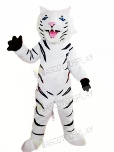 Fierce White Tiger Mascot Costumes 