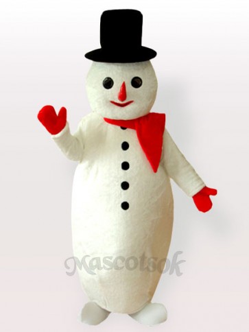 The Potbelly Snow Man Adult Mascot Costume