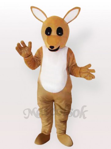 The Yellow Kangaroo Adult Mascot Costume