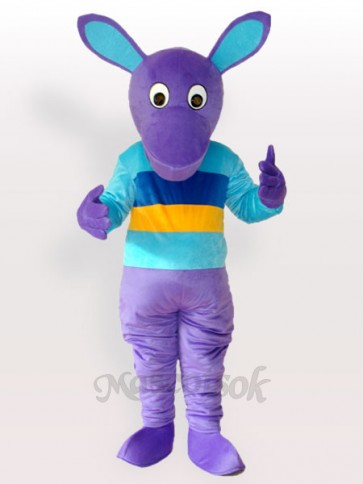 Purple Kangaroo Adult Mascot Costume