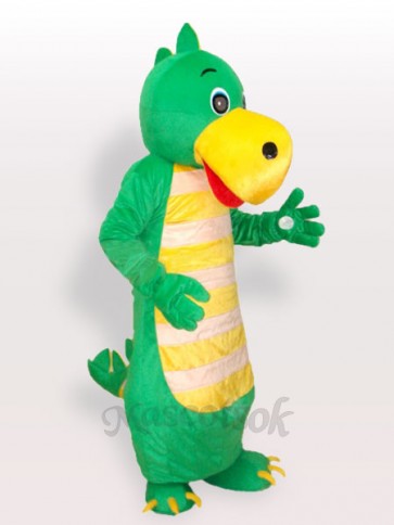 Green Dragon Adult Mascot Costume