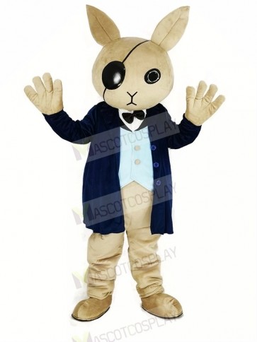 Cool Rabbit Butler Mascot Costume 