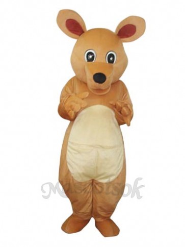 Big Eyes Kangaroo Adult Mascot Costume 