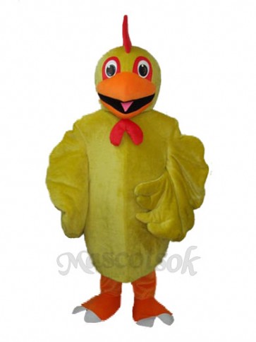 Revised Version Yellow Chicken Adult Mascot Costume 