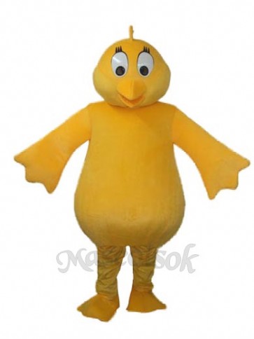 Big Belly Yellow Chicken Adult Mascot Costume 