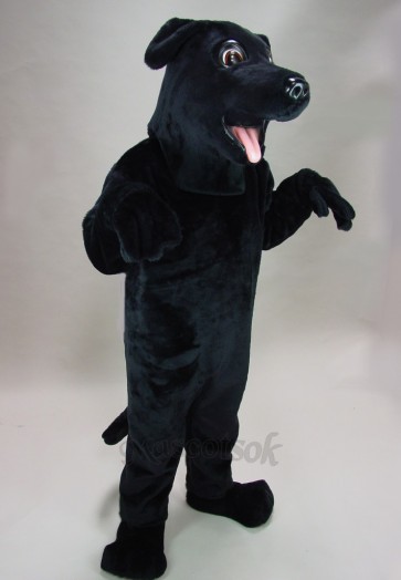 Black Labrador Dog Costume Mascot