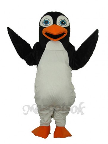 Black Penguin Mascot Adult Costume 