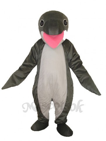 Grey Penguin Mascot Adult Costume 