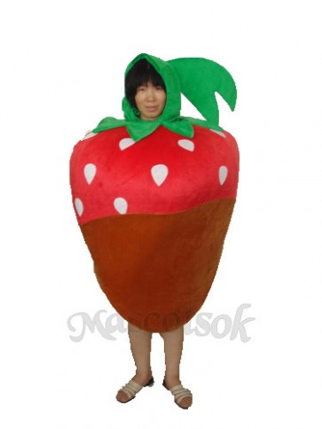Odd Strawberry Mascot Adult Costume 