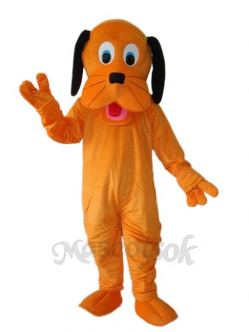 Orange Dog Mascot Adult Costume 