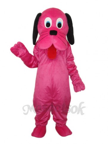 Rose Dog Mascot Adult Costume 