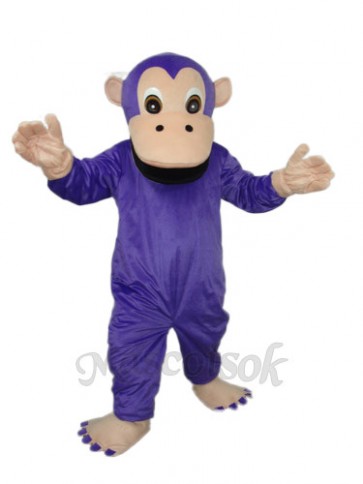 Purple Gorilla Mascot Adult Costume 