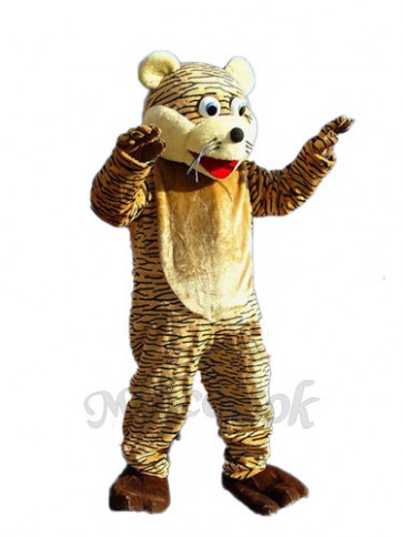 Lucky  Tiger Mascot Adult Costume 