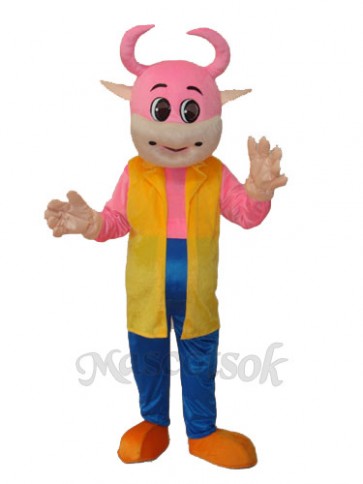 No.1 Cow Mascot Adult Costume 