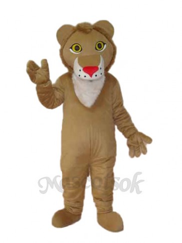 Yellow Lion Mascot Adult Costume 