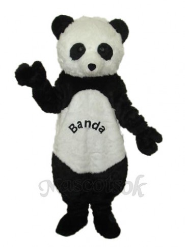Giant Panda with letters Mascot Adult Costume 