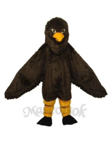 Long-haired Brown Eagle Mascot Adult Costume