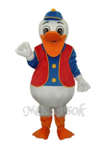 Hippie Duck Mascot Adult Costume 