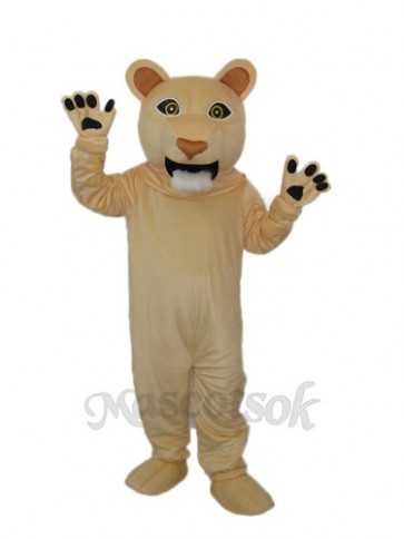 Beardless Cougar Mascot Adult Costume 