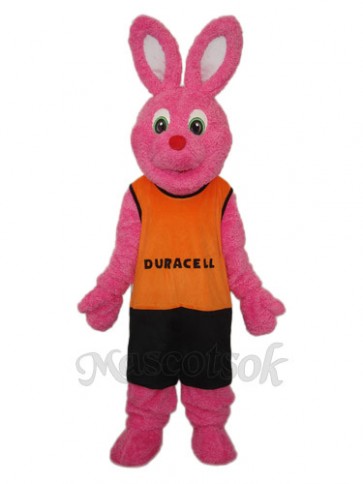 Easter Deer Rabbit with Orange Vest Mascot Adult Costume 