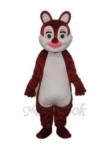 Pink Nose Squirrels Mascot Adult Costume 