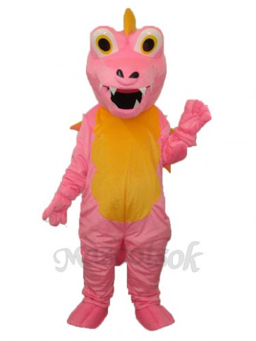 Pink Long Thorn Dragon Mascot Adult Costume 