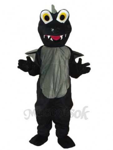 Black Dinosaurs Mascot Adult Costume 