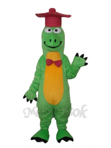 Gentleman Dinosaur Mascot Adult Costume 
