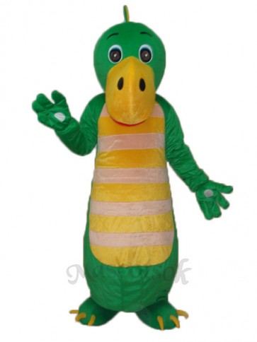 Green Chinese Dragon Mascot Adult Costume 