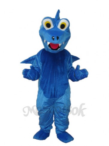 Blue Thorn Dragon Mascot Adult Costume 