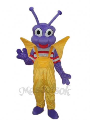 Purple BEE Bo Dudu Bobo Toot Mascot Adult Costume 