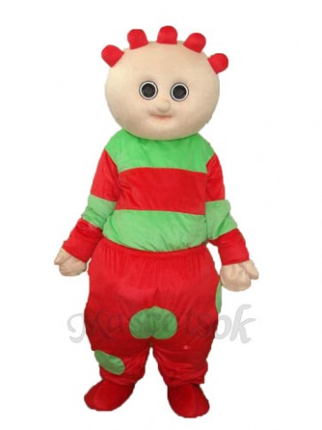 Red Garden Baby Mascot Adult Costume 