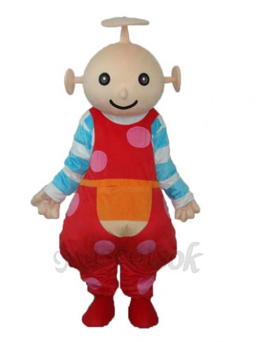 Baby Red Antenna Garden Mascot Adult Costume 