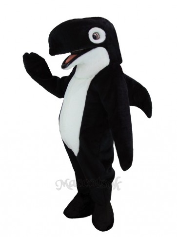 New Black Orca Whale mascot Costume