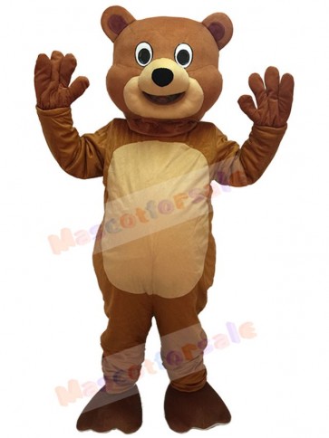 New Brown Honey Bear Mascot Costume