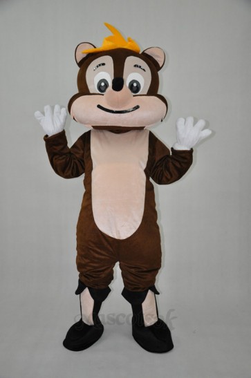 Brown Chipmunk Plush Adult Mascot Costume 