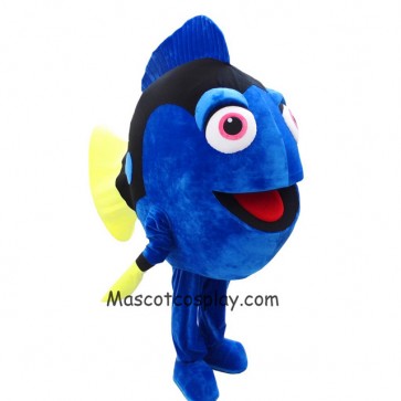 Finding Nemo Dory Blue Fish Mascot Costume Cartoon Character Halloween