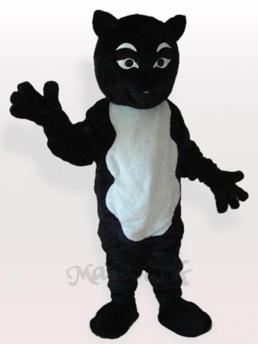 Black Skunk Adult Mascot Costume