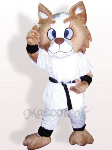 Boxing Dog Plush Adult Mascot Costume