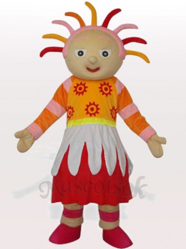 Bright Sunshine Girl Adult Mascot Costume