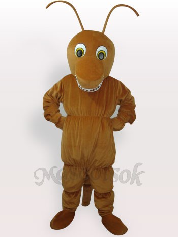 Brown Ant Short Plush Adult Mascot Costume