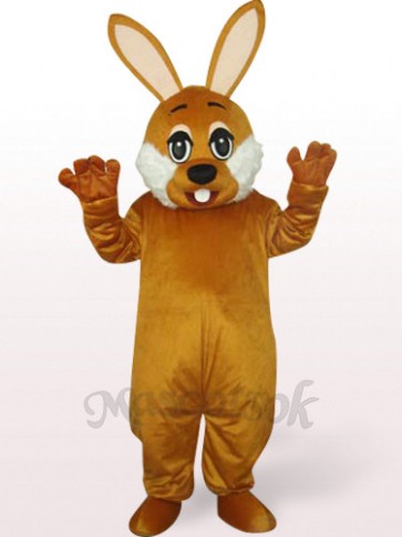 Easter Brown Bunny Plush Mascot Costume