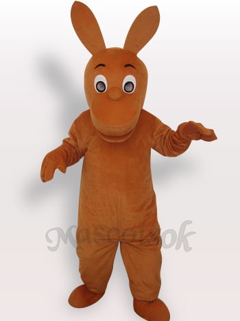 Kangaroo Short Plush Adult Mascot Costume
