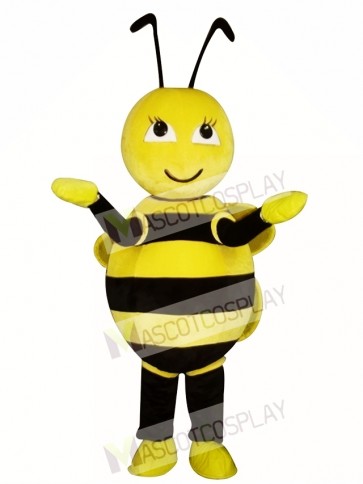 Cute Yellow Little Bee Mascot Costume