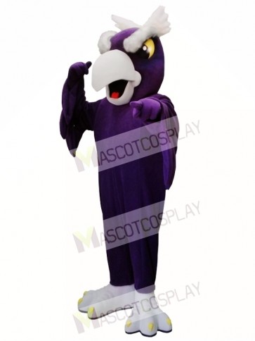 Purple Eagle Bird Mascot Costume