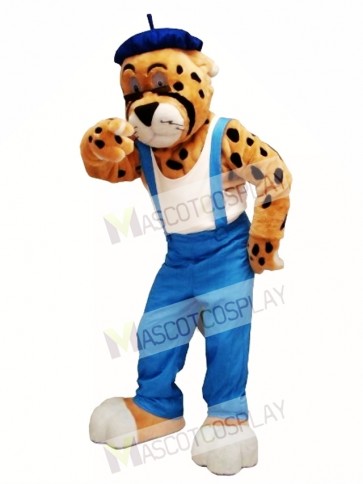 Leisurely Leopard Mascot Costume