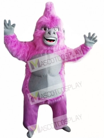 Pink Gorilla Mascot Costume Adult Costume
