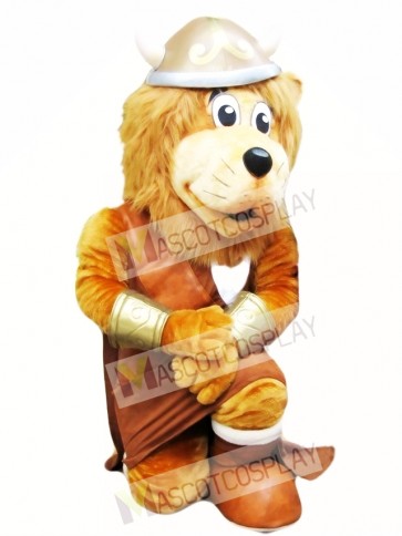 Viking Lion Mascot Costume
