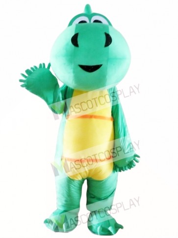 Green Dinosaur Mascot Costume for Adults
